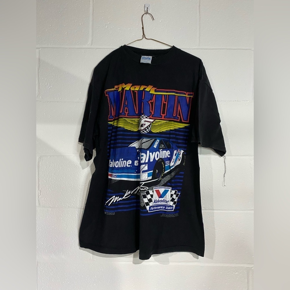 Black Racing Graphic T-Shirt X-Large